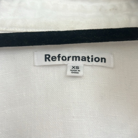 Reformation Andy Oversized Linen Shirt - Picture 4 of 5